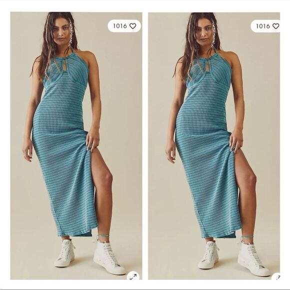 New Free people Terra Maxi Dress Size M - Picture 1 of 9